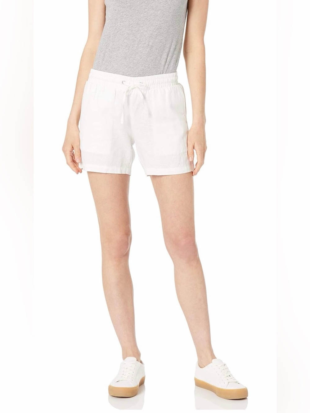 NWT Amazon Essentials Drawstring Linen Shorts